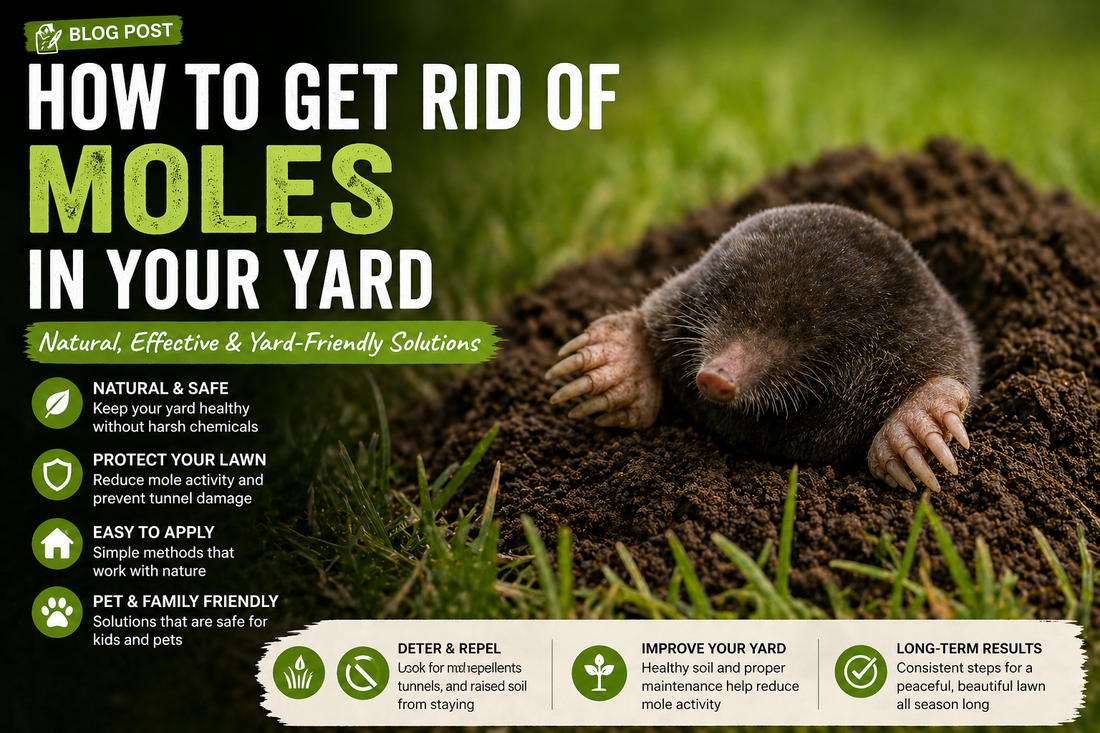 How to Get Rid of Moles in Your Yard Naturally (No Traps or Chemicals)