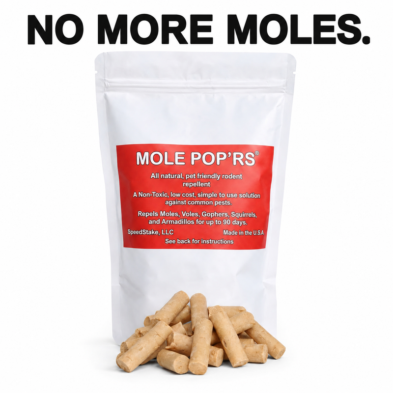 Mole Pop'rs — All natural rodent repellent